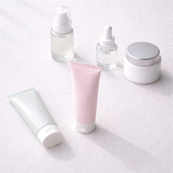 Photo of a cosmetic label for ingredient analysis